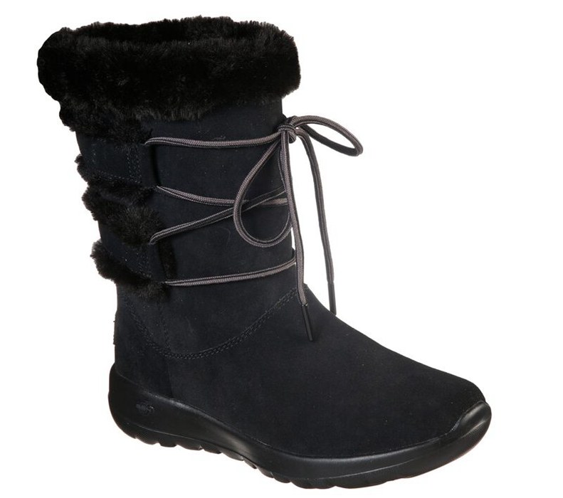 Skechers On The Go Joy - Cyclone - Womens Boots Black [AU-YU9412]